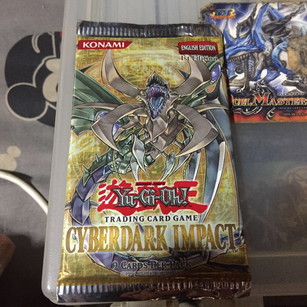遊戯王 英語版 貴重 サイバーダーク・インパクト 1st 未開封 パック