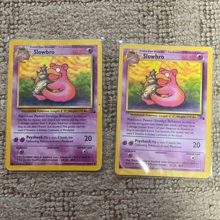 Pokémon Card Slowbro Set of 2