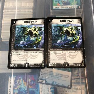 黒神龍ザルバ　黒神龍　ザルバ　二枚