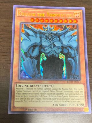 Obelisk the Tormentor Pharaoh's Secret English edition