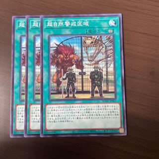 【Y】超自然警戒区域 ノーマル　3枚