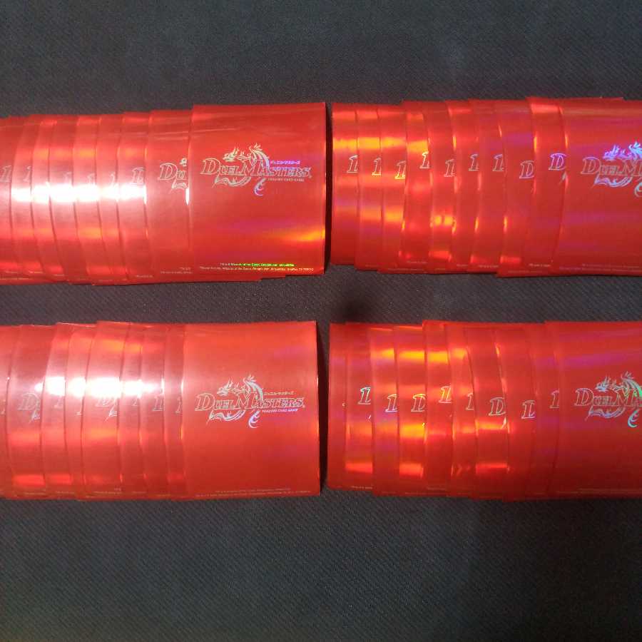 デュエマ 公式 スリーブ 赤