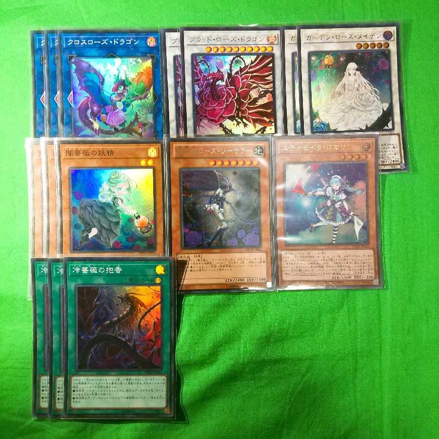 遊戯王　ローズ・ドラゴン　デッキパーツ　フルセット+α　植物族汎用等 1枚