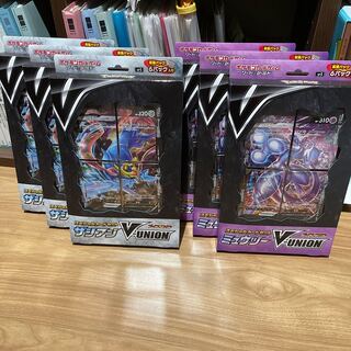 Mewtwo ZacianV-UNION 6-box unopened set