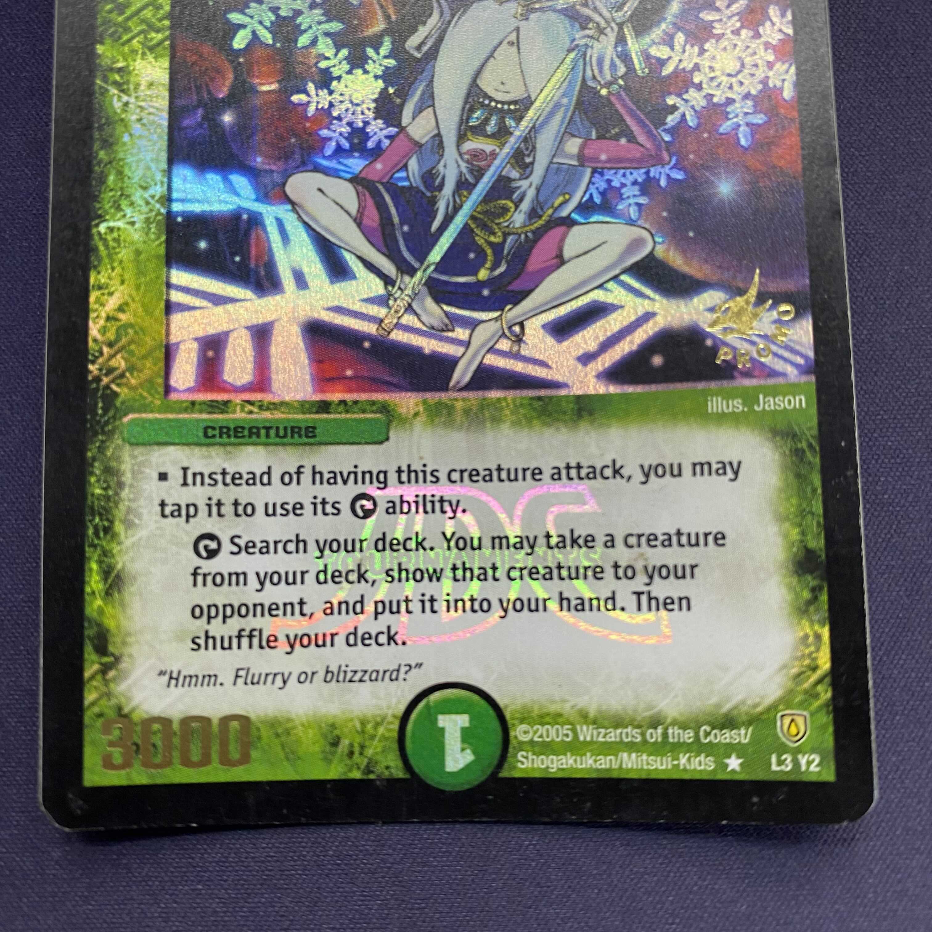 English version Charmilia, the Enticer JDC promo foil
