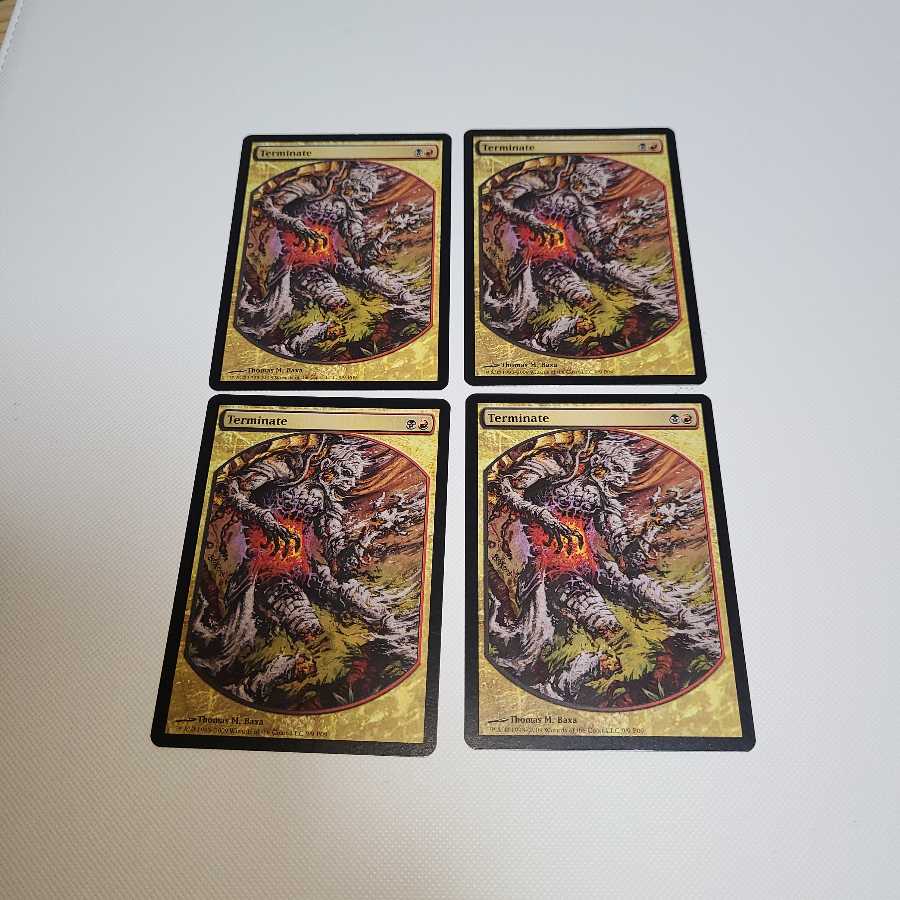 終止　褒賞プログラム4枚セット