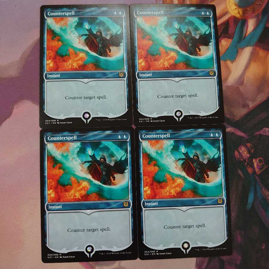 対抗呪文 スペルブックジェイス 4枚セット