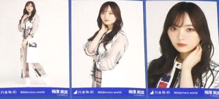 梅澤美波　生写真　コンプ　3枚　Wilderness world  乃木坂46