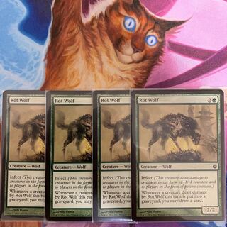 Rot Wolf English 4 cards