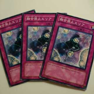 遊戯王 ノーマル 融合禁止エリア 3枚