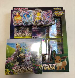ポケカ　イーブイヒーローズ1boxとvmaxスペシャルセット