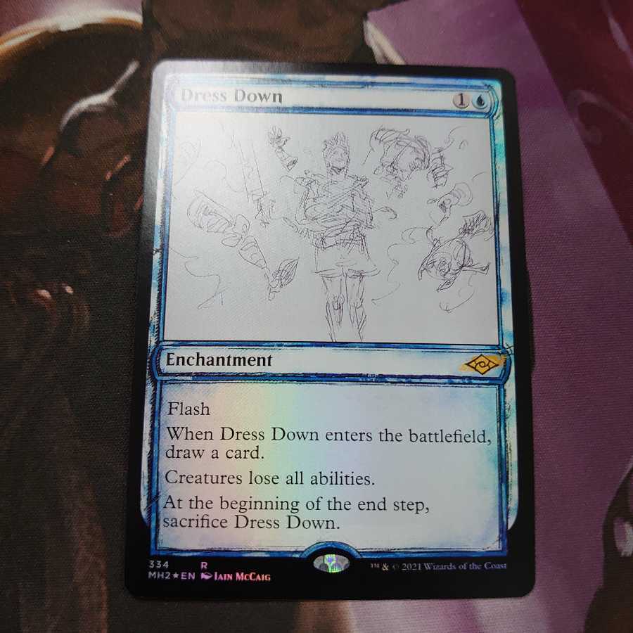 激しい叱責 Foil 英語版