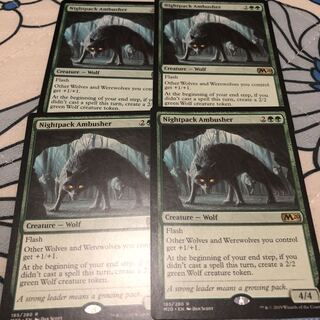 mtg  夜群れの伏兵 2枚