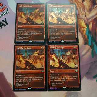 Light Up the Stage FNM Promo Foil English 4-card set