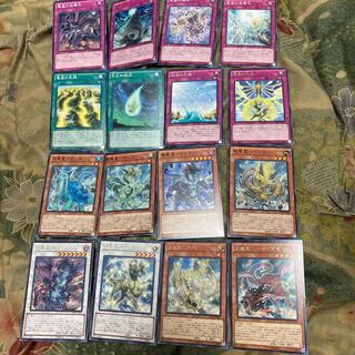 遊戯王★竜星　デッキパーツ16枚★ボウテンコウ、カイザー、シュンゲイ、竜星の九支