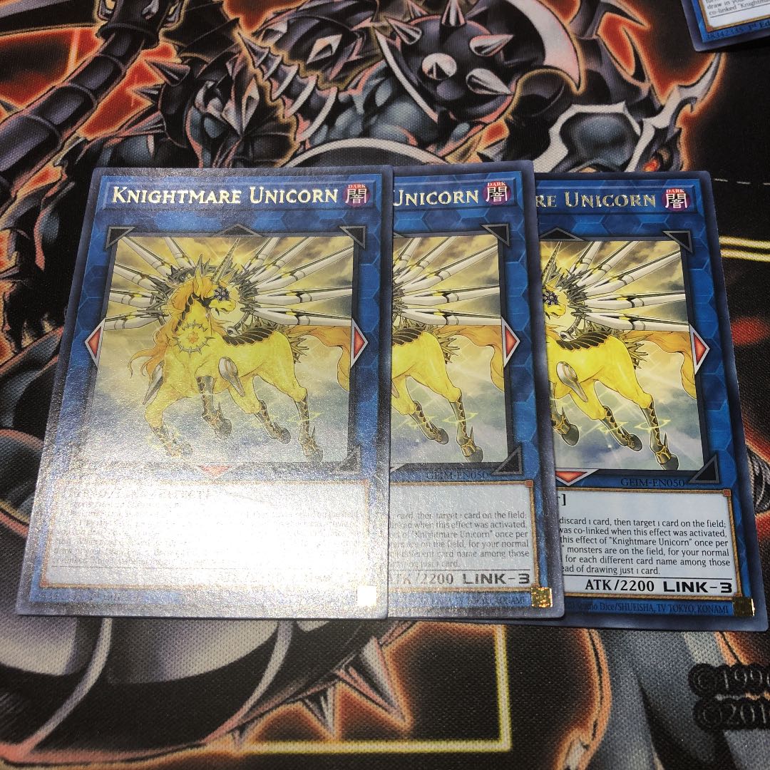 トロイメア・ユニコーン 英語版 3枚セット