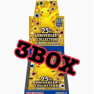 Pokémon Cards 25th ANNIVERSARY COLLECTION 3BOX