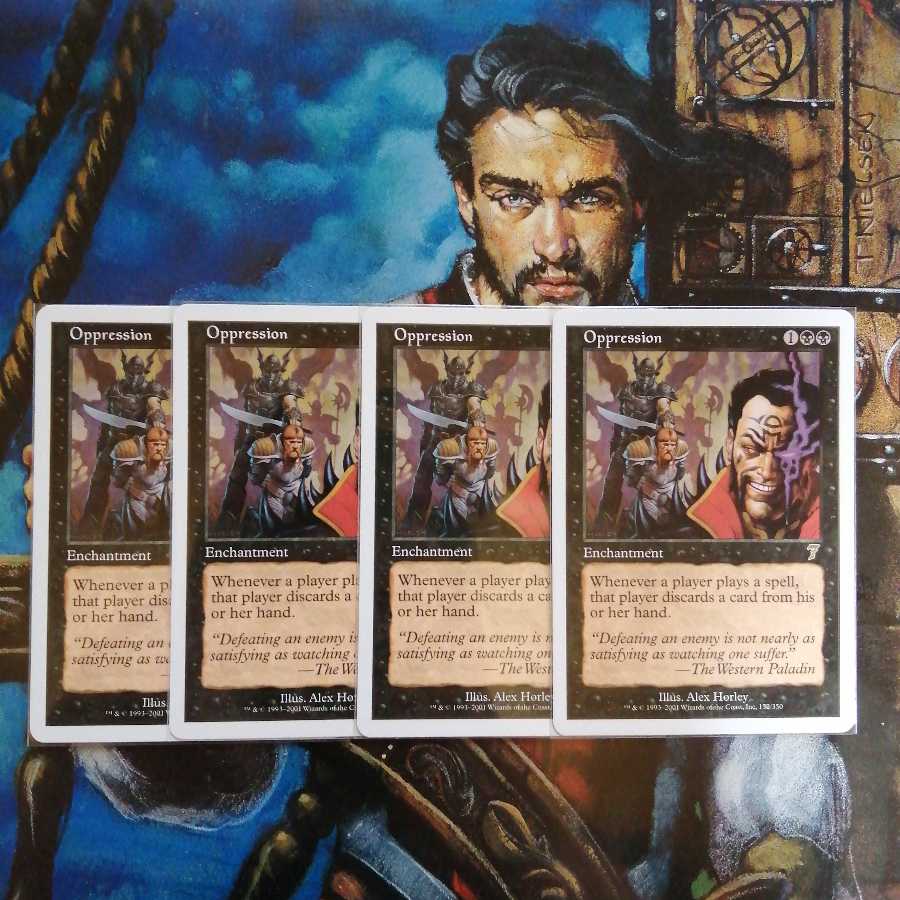 抑圧 7ED 英語 4枚セット