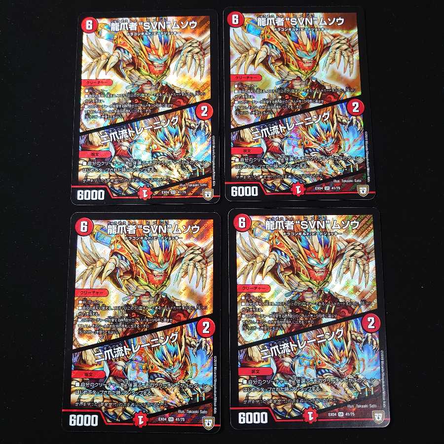 龍爪者“SVN”ムソウ|二爪流トレーニング 4枚