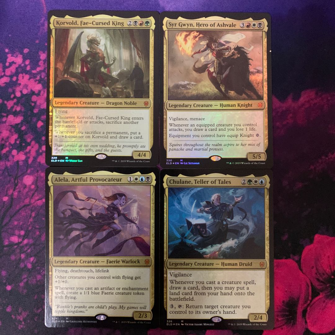 ブロールデッキのジェネラル4種セット（英語foil）