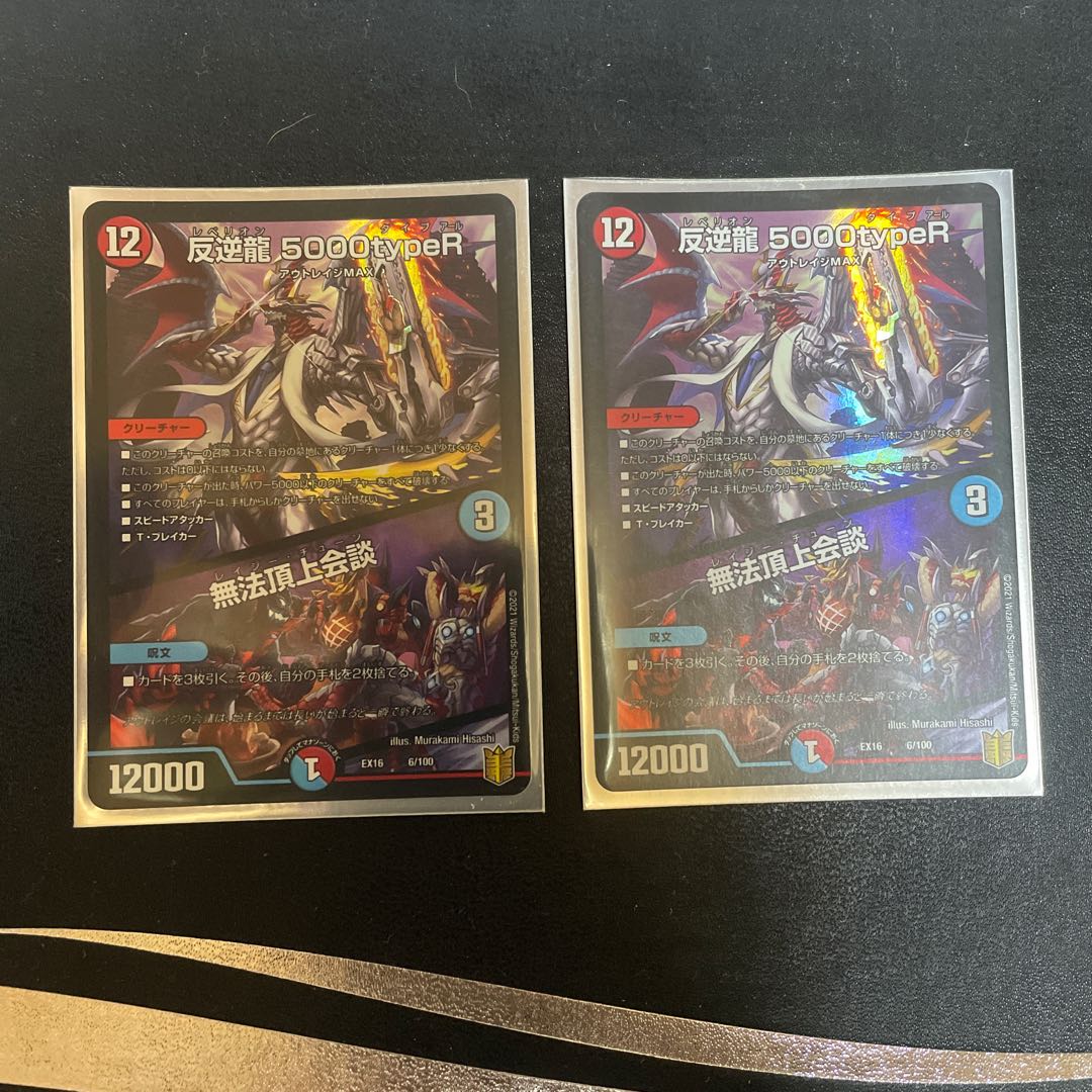 反逆龍 5000typeR｜無法頂上会議　二枚セット