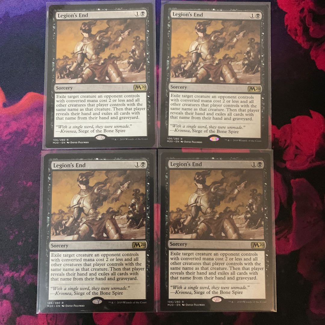 軍団の最期（英語）4枚セット