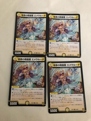 音感の精霊龍 エメラルーダ4枚セット