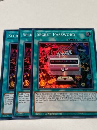 シークレット・パスフレーズ　英語版　EU版　3枚