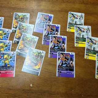 16 promo cards Agumon, Evilmon, Unimon, Tankmon, 4 each Digimon