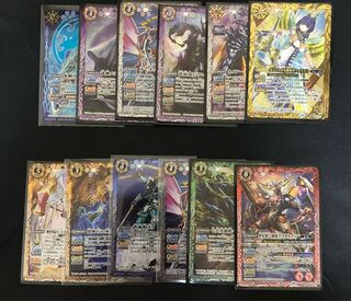 Multiple purchases at the same time, shipping discount. 12 Battle Spirits M Master Rare cards for sale in bulk.