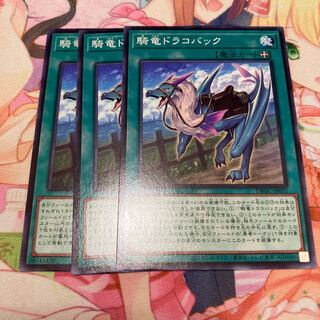 騎竜ドラコバック　ノーマル3枚