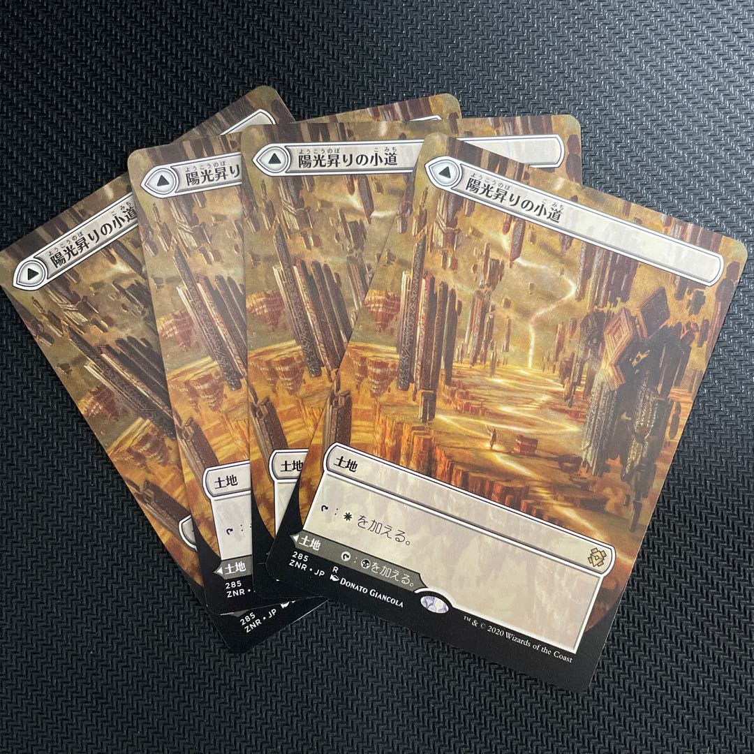 陽光昇りの小道