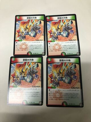 蒼龍の大地4枚セット