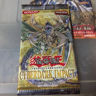 遊戯王 英語版 貴重 サイバーダーク・インパクト 1st 未開封 パック