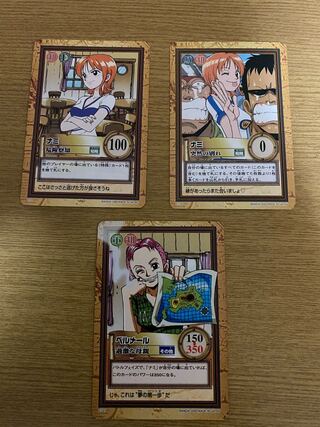 ワンピース　カード　ナミ　set
