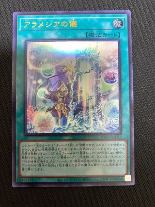 アラメシアの儀 ウルトラレア1枚（オマケ付き）