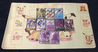 ザシアンV UR ポケモンごっこ SR スイクン S  プレイマット付き