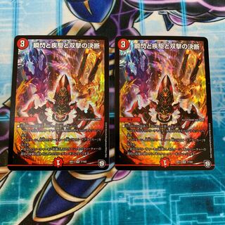 瞬閃と疾駆と双撃の決断