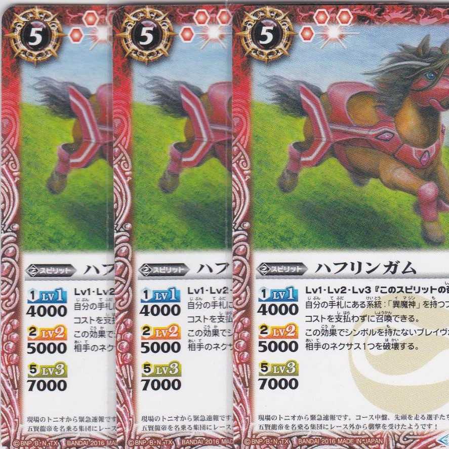 ハフリンガム 3枚 BS36 かぶとぷし