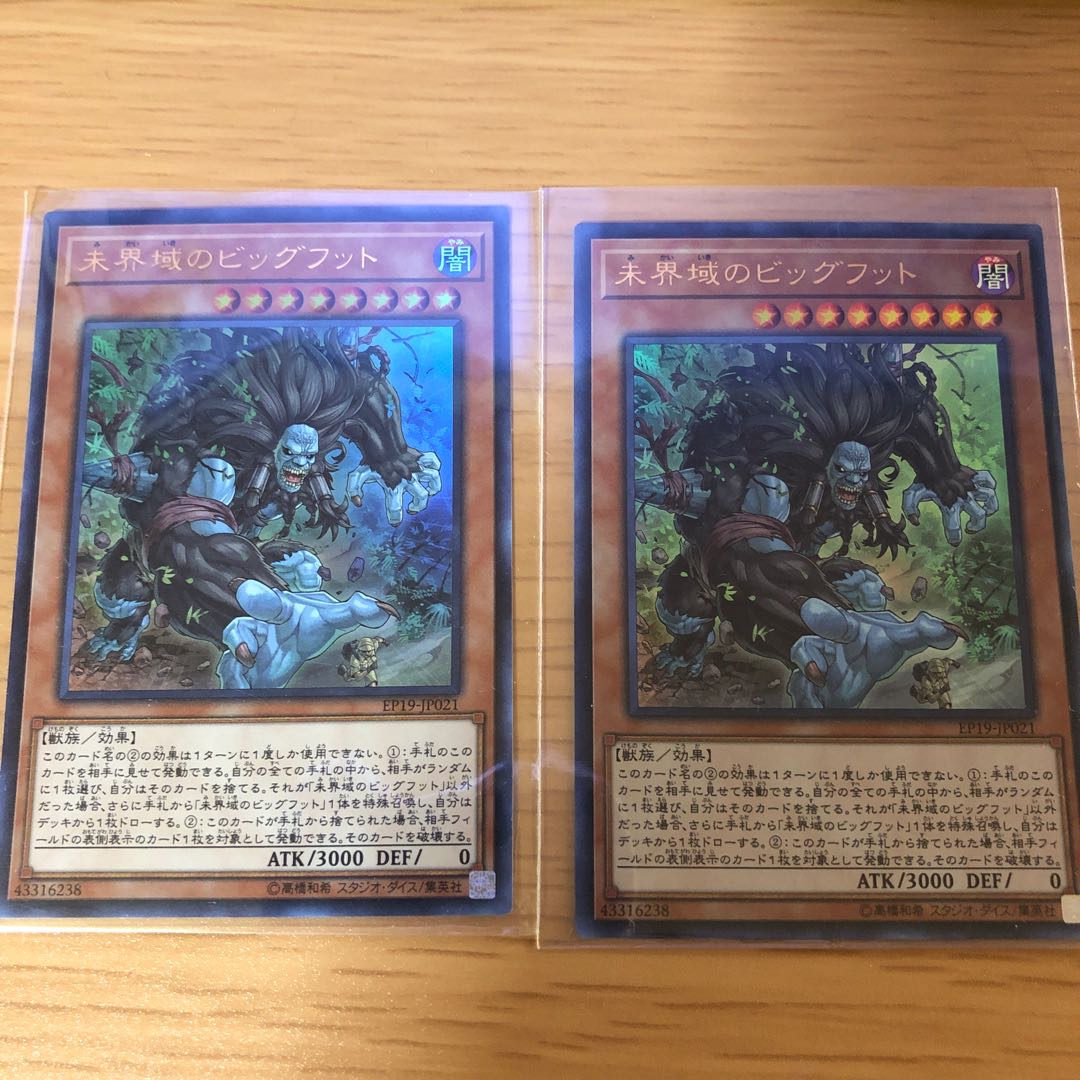 【わたなべ様専用】ビッグフット 2枚