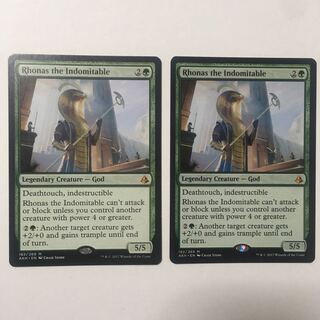 アモンケット《不屈の神ロナス》英語版 ２枚