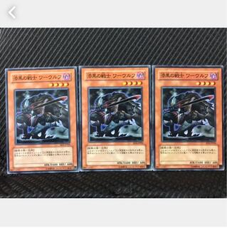 【ぽぽたん】遊戯王 219 漆黒の戦士 ワーウルフ 3枚 ノーマル