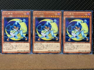 【ぽぽたん】遊戯王 7481 月光蒼猫 3枚 レア