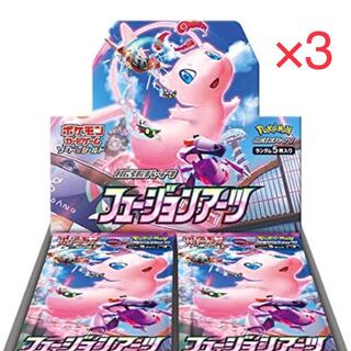 Pokémon Card Game Sword & Shield Expansion Pack Fusion Arts 3BOX