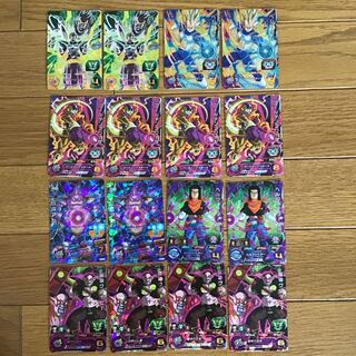 ドラゴンボールヒーローズ　SR 16枚セット。被りあり。