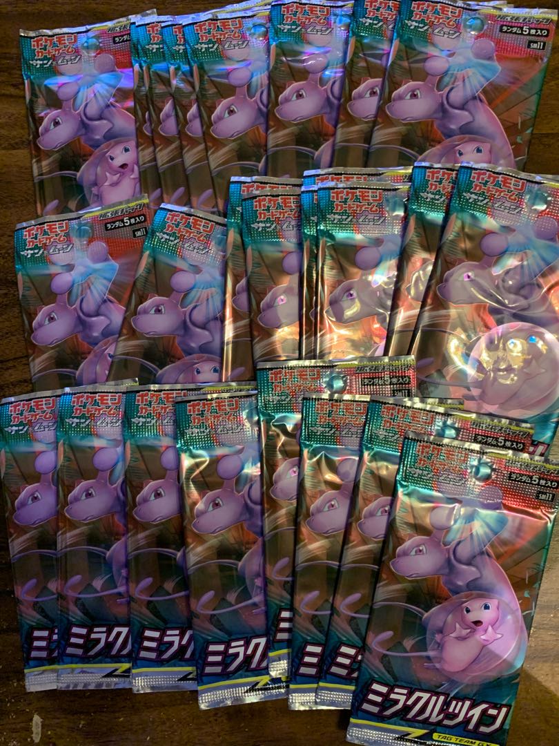 Pokémon Cards Miracle Twin 1 box, opened.