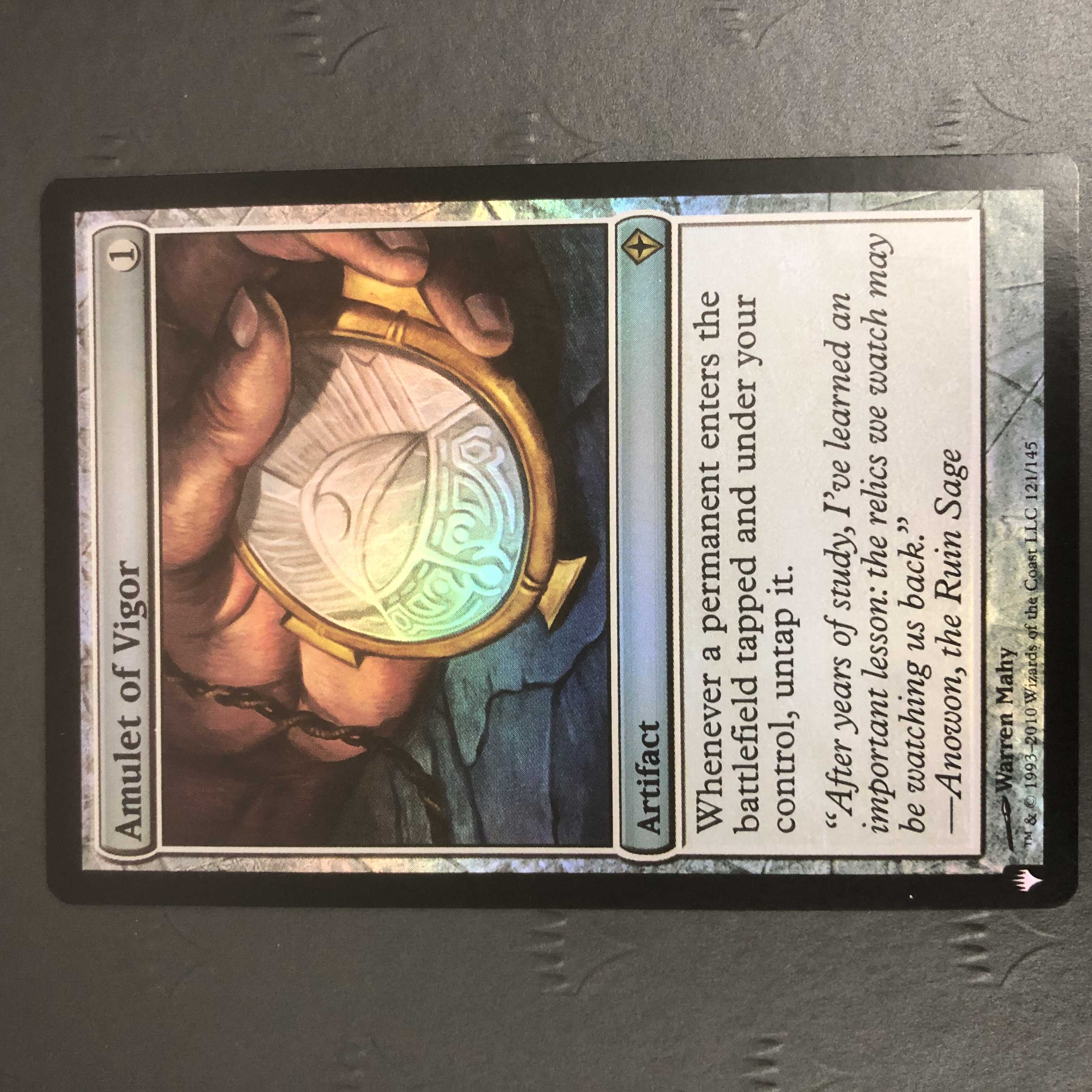 MTG ミステリーブースター版 精力の護符 英語 foil