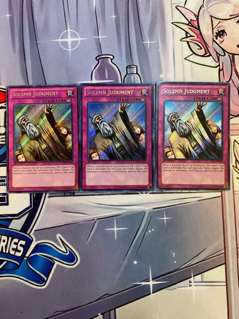 神の宣告 シークレットレア3枚英語版 1st