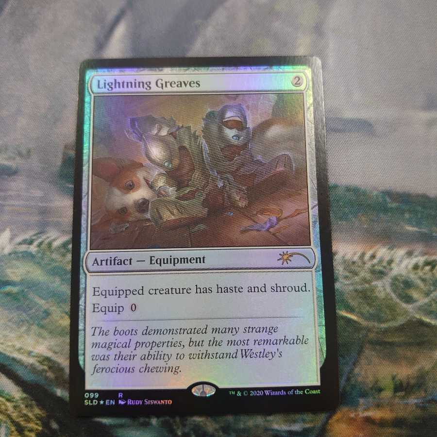 稲妻のすね当て Secret Lair Foil