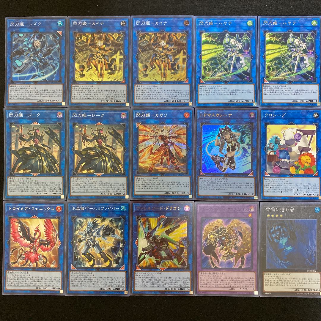 遊戯王 本格構築 閃刀姫デッキ メイン+EX